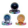 Беспроводная зарядка Автомобильный держатель для телефона с RGB подсветкой 15 Вт Магнитная подставка-зарядка для телефона Вакуумное крепление Держатель для зарядки телефона Автоаксессуары