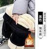 Fleece Sweatpants Women's Autumn and Winter New Loose and Lazy Sweatpants Casual Black Narrow Straight Wide-leg Pants