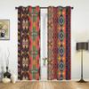 Шторы для окон с узором ацтеков для гостиной, спальни, домашнего декора, кухни, для оконных драпировок