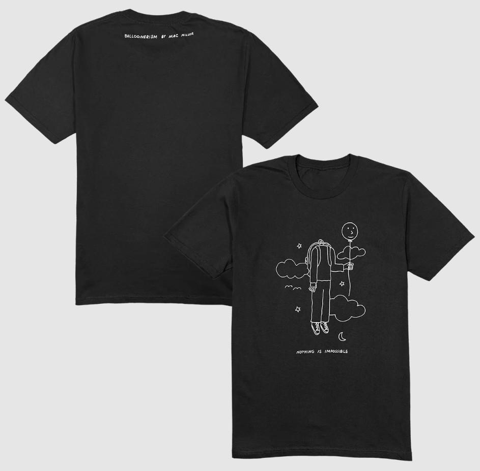 Футболка Mac Miller Nothing Is Impossible Размеры S-5XL Comfort Colors Фанмейд Унисекс