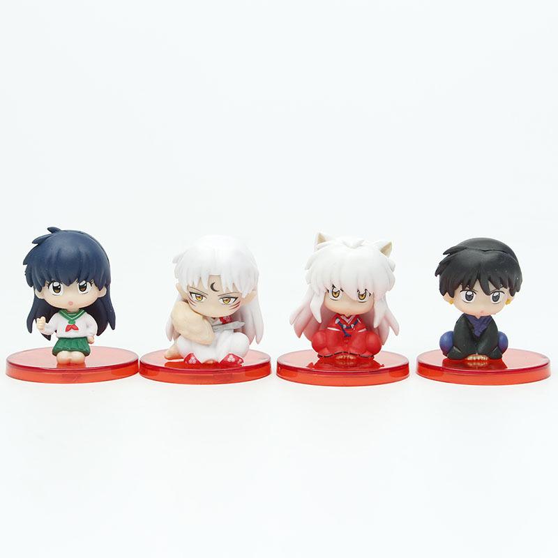 4 Pcs Set Anime Character Cute Figure Model Toys 5cm