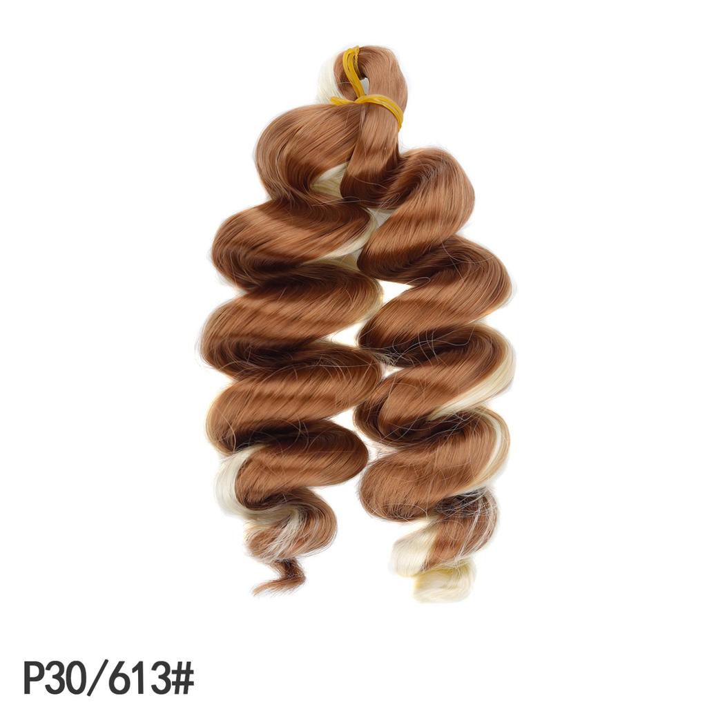 Короткие французские кудрявые синтетические волосы для плетения, Loose Wave,extensions для афро-женщин