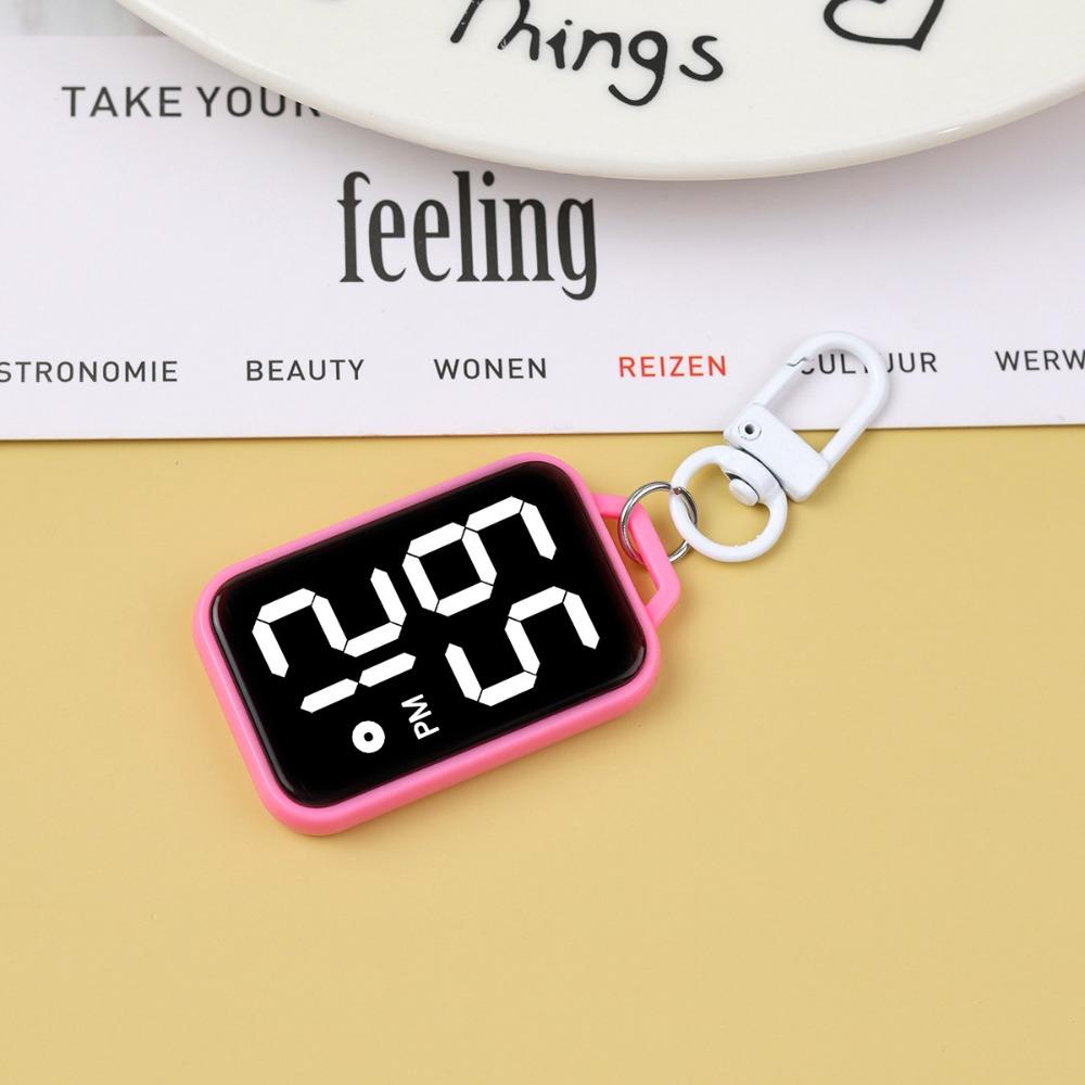 Hanging Style Digital Pendant Watch Square Luminous Pocket Watch Backpacks Accessory