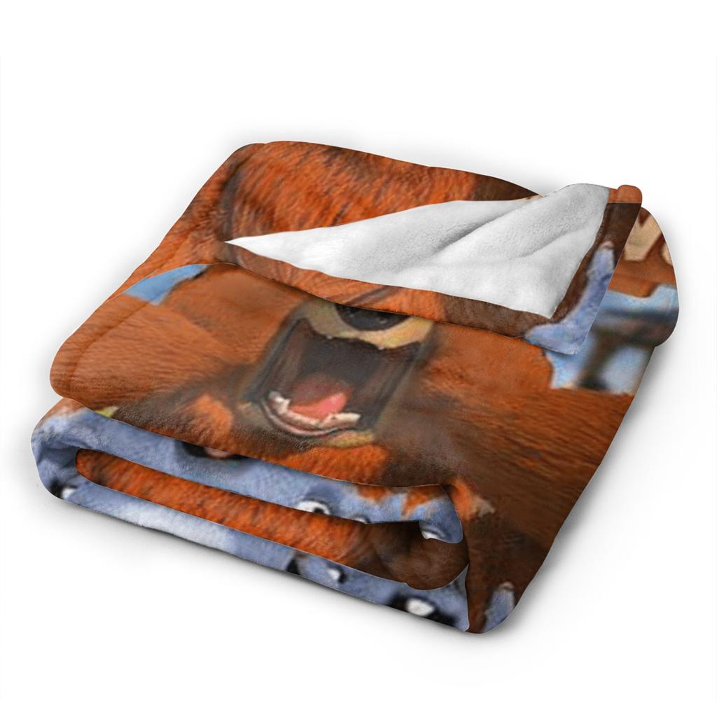 Grizzy and the Lemmings Plush Blanket Child  Flannel Throw Blanket For Outdoor Warm Soft Design Quality Bedspread Gift