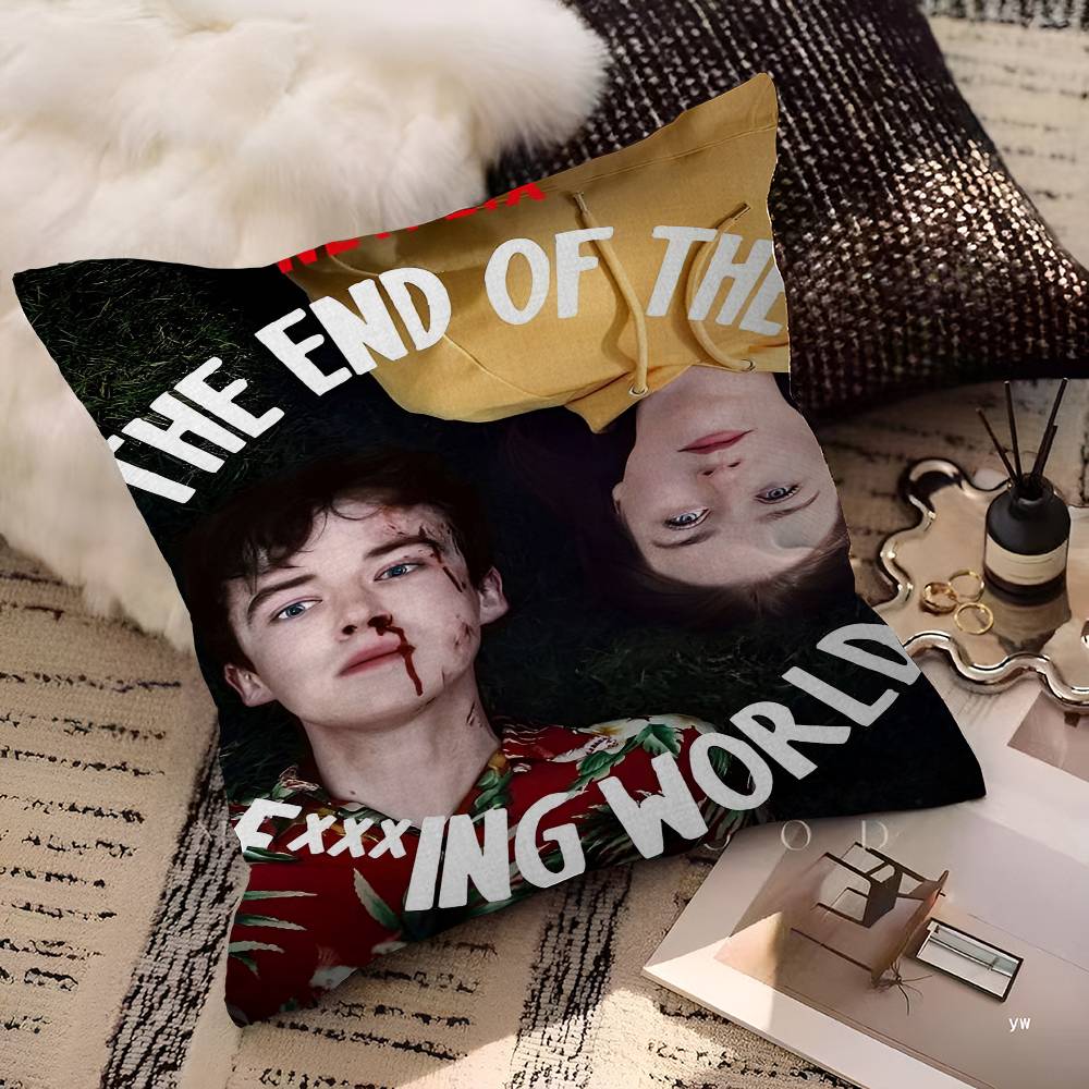 Movie The End of the Fxxxing World pillow cover sofa cushion cover home room decoration children gift