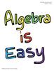 Книга Algebra Is Easy Part 1