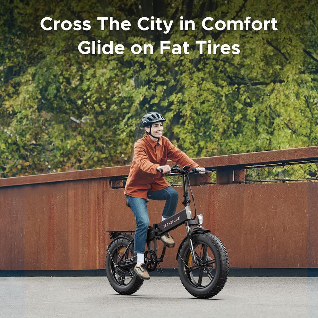 Складной электровелосипед ENGWE EP-2 Pro, двигатель мощностью 250 Вт, аккумулятор 48 В 13 А·ч, максимальная скорость 25 км/ч, запас хода 40/120 км — идеальный вариант для городских поездок и приключенческих поездок!