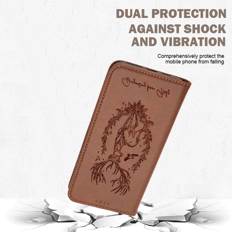 Роскошный 3D Кожаный Чехол-кошелек для телефона с животными, Книжка-подставка для iPhone 17 16 Pro Max Samsung Xiaomi Redmi Note 14 Honor Oppo, Магнитный держатель для карт, Флип-чехол