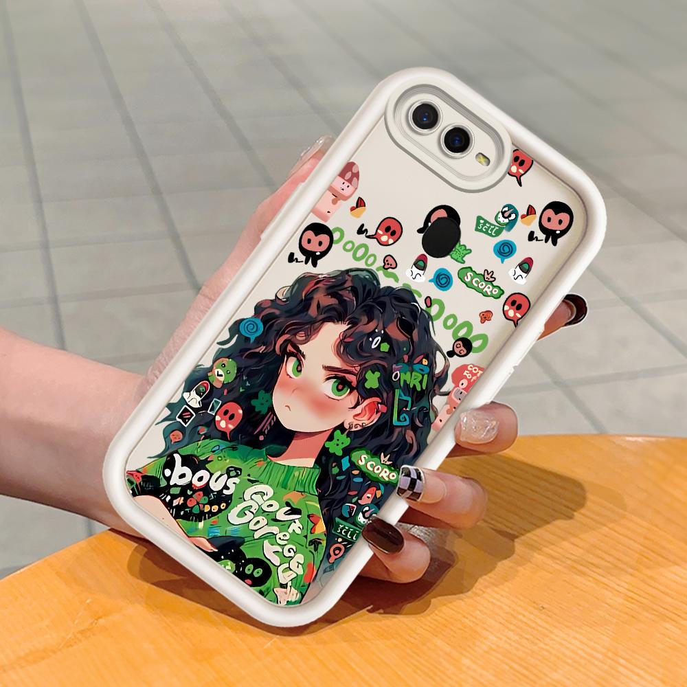 Мягкие силиконовые квадратные лестницы с мультяшным узором, полное покрытие, защита камеры, противоударный чехол для Huawei Honor Xiaomi Redmi Samsung