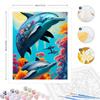 Рамка «сделай сам», картина по номерам, Дельфин, животные, картина по номерам для взрослых, наборы, картина «сделай сам», для украшения дома, 40x50