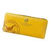 BebeDayan Core Stamp Long Wallet Round Zipper Women's Synthetic Leather (Yellow)