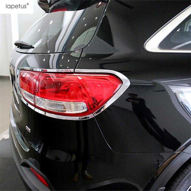 Хромированные ABS Аксессуары Для KIA Sorento L 2015 2016 2017 Внешние Задние Фонари Крышки Багажника Комплект Накладок