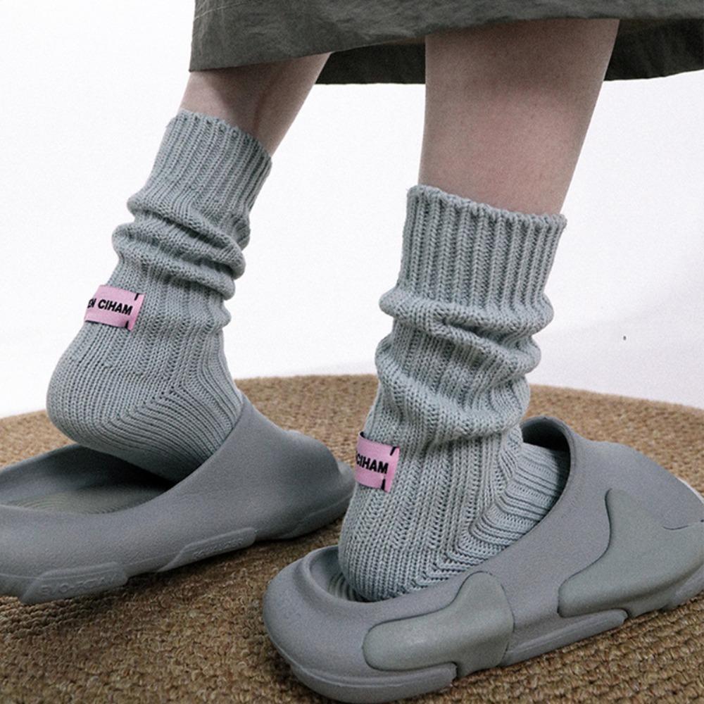 Thick Thread Middle Tube Socks Keep Warm Stacked Socks Korean Winter Warm Socks Autumn