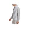 adidas Оригинальный жилет Originals Essential Made With Nature с логотипом, стойкой, молнией, приталенный, без рукавов, мужской, белый HK7539