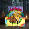 Angry Beavers Adventure Blanket Flannel Throw for Sofa, Travel, Camping, Livingroom, Office, Chair and Bed Soft and Warm Holiday gifts