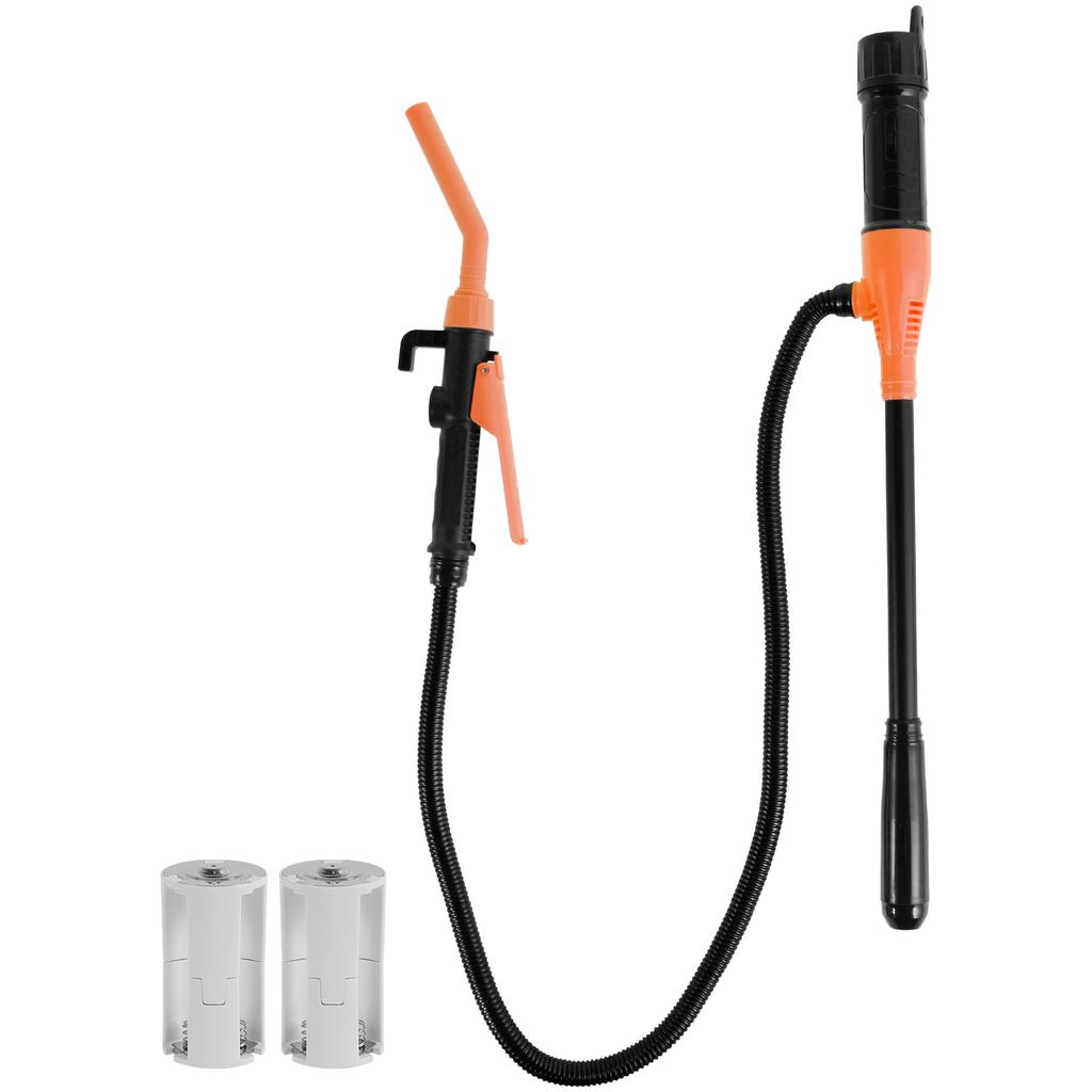 Насос для перекачки жидкости, работающий от аккумулятора, насос для перекачки топлива с насадкой для регулирования расхода, 2,4 галлона в минуту для бензина, дизельного топлива, керосина