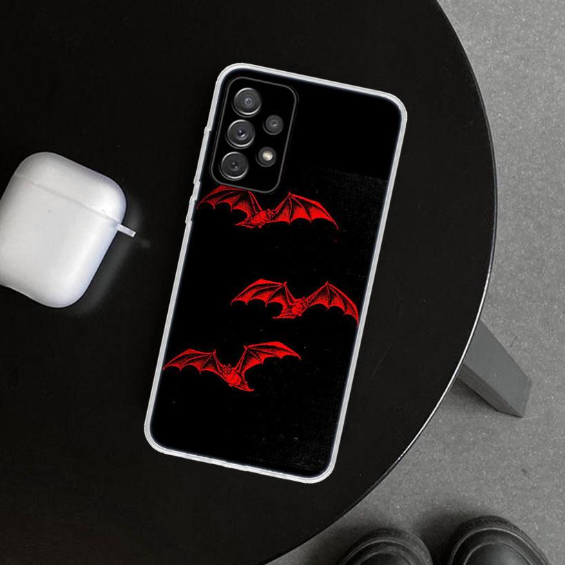 Готический вампир Алый Арт Чехол для телефона для Samsung Galaxy A17 A16 A26 A36 A56 A57 A37 A15 A25 A35 A55 A14 A24 A34 A54 A13 A23 A33