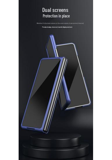 Совместимый магнитный матовый складной чехол-скин для Samsung ZFOLD/ZSFLIP W25/24 Комплект