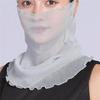 Fashion Sunscreen Veil Small Silk Scarf Neck Guard Mask Headband Motorcycle Sun Protection Head Scarf EMA