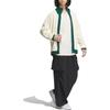 adidas Originals X Notitle Collaboration FW23 Куртка унисекс с контрастной молнией и воротником-стойкой Белая куртка IN1087