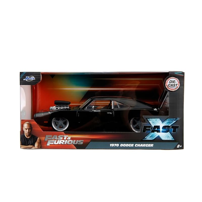 Jada Toys серия «Форсаж» 1/24 F&F10 dodge chargeer R/T черный (Доминик) Готовый продукт