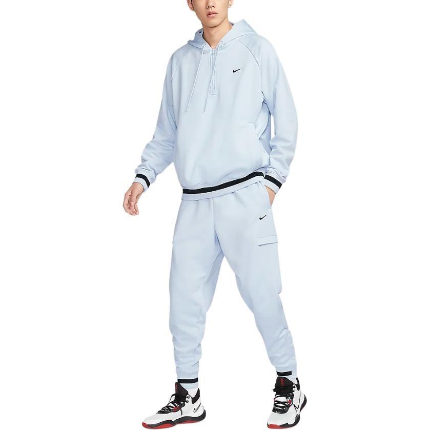 Nike Therma FIT Модные Удобные Мягкие Флисовые Брюки Карго Мужские Белый Золотой FZ0667-043