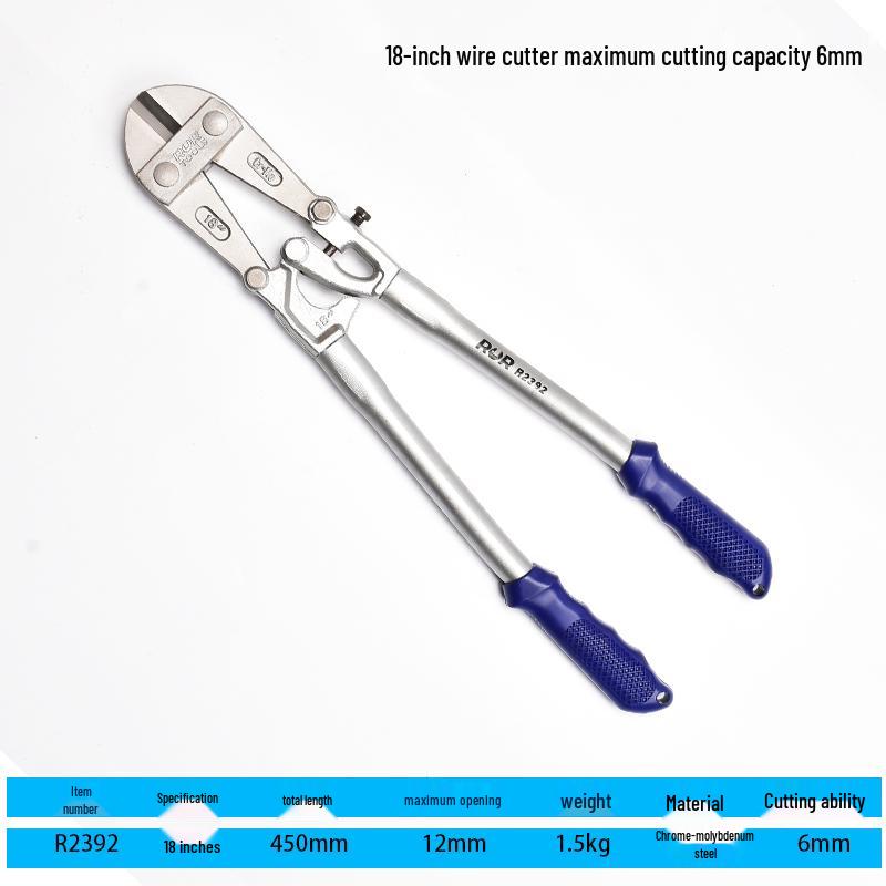 Кусачки для проволоки с высоким рычагом «Орлиный клюв» - Экономящие усилия плоскогубцы для арматуры, стали и железной проволоки