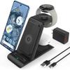 Upgraded 3 In 1 Wireless Charger Compatible with Google Pixel Watch 3/2 Wireless Charging Station for Multiple Devices