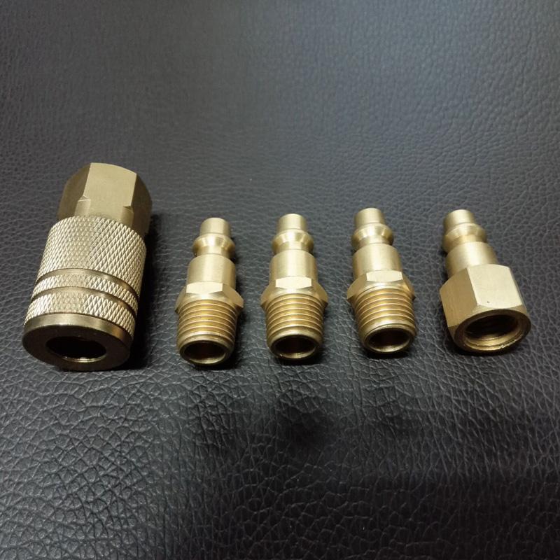Соединители для быстрой смены навесного оборудования компрессора, гнездовые фитинги, инструменты, насадки, латунь