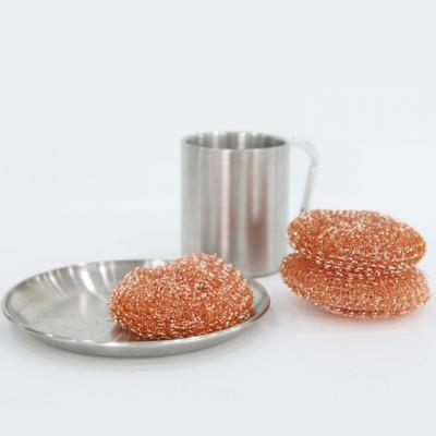 Медная мочалка-люфа 2 шт.