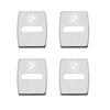 For BMW E46 E90 E60 F30 F10 E39 E36 F20 G30 G20 E87 E92 E91 E30 4Pcs Car Door Lock Buckle Protective Covers Zinc Alloy Cover