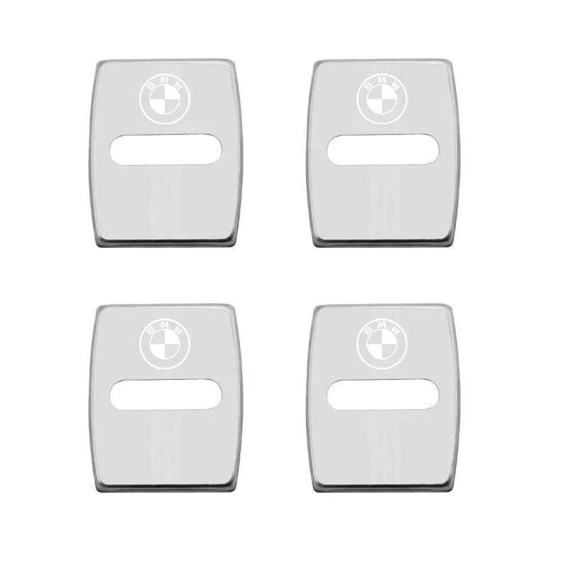 For BMW E46 E90 E60 F30 F10 E39 E36 F20 G30 G20 E87 E92 E91 E30 4Pcs Car Door Lock Buckle Protective Covers Zinc Alloy Cover