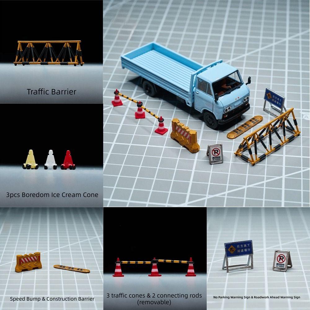Traffic Cone Road Traffic Facilities Traffic Barriers Miniature Scene Model Display Resin Model