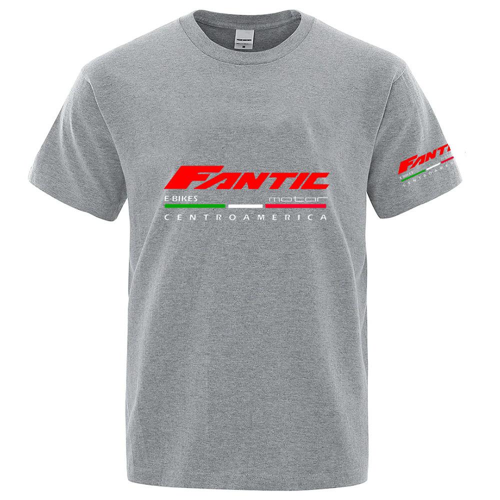Fantic Motor Logo Print 2026 Unisexs Casual Exercise Tops Jogging Cycling Summer Quickdrying Daily Running Sportswear Tshirt