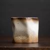 Japanese-Style Simple Coarse Pottery Coffee Cup Creative Kiln Change Mug Retro Ceramic Cup Home Cup Office Cup Breakfast Cup