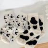 Autumn and Winter Fluffy Socks Female Velvet Cute Soft Girl Cow Spotted Socks Floor Socks Home In the Tube Sleep Socks