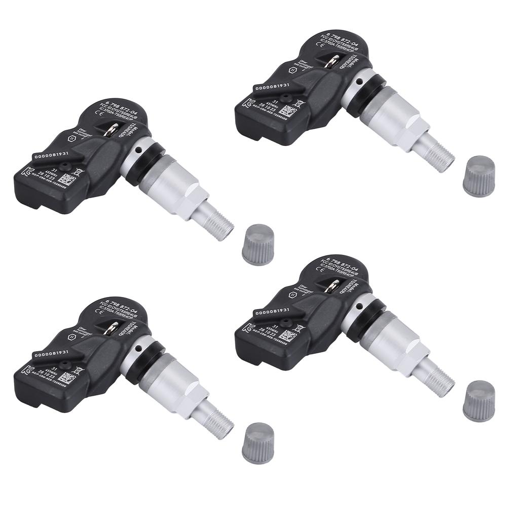 4x Tyre Pressure Sensors 36106798872 TPMS Compatible for F06 F07 F10 F11 F12 F13 X1 X3 X4
