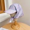 Bow Scarf Peaked Cap Rural Style Strappy Bandana Cap Fashion Headscarf Baseball Hat  Outdoor