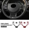 Real Soft Carbon Fiber For Lexus RC300 RC350 RC200T 2015 2016 2017 2018 2019 2021 2022 2023 2024 2025 Steering Wheel Sticker
