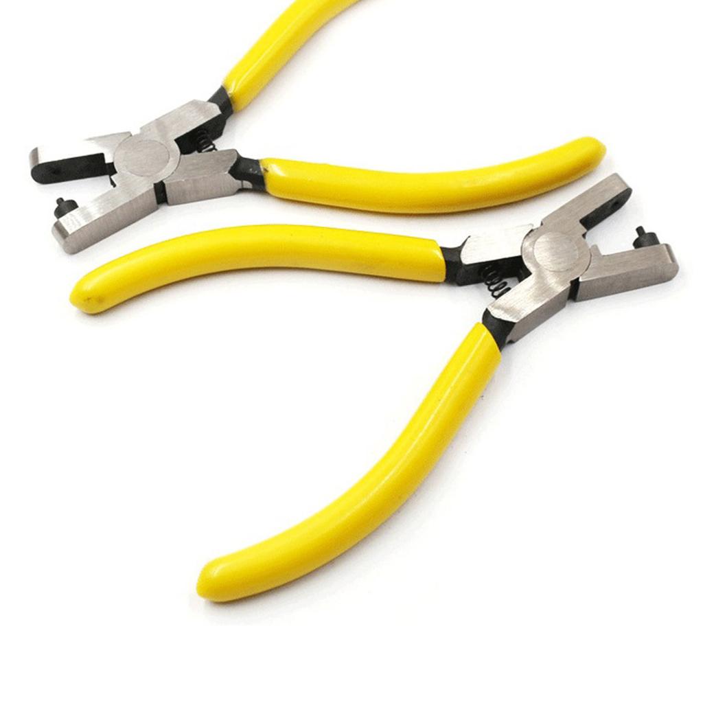 Universal Hole Puncher Pliers Watch Strap WatchBand Belt Punching Tool Yellow Small Hole Punch Pliers Hole Hand Tool