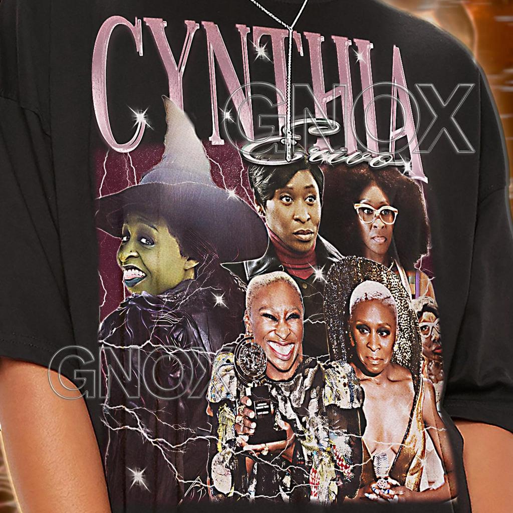 Рубашка CYNTHIA ERIVO, Футболка Cynthia Erivo, Футболки Cynthia Erivo, Свитер Cynthia Erivo Ретро 90-х, Мерч Cynthia Erivo Подарок #saf