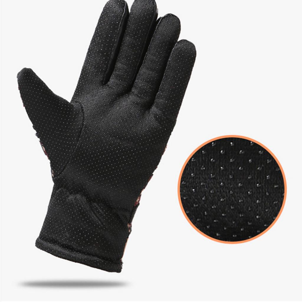 Tactical Military Men Winter Warm Anti-Slip Waterproof Thermal Heated Gloves Outdoor Hiking Fishing Ski Gloves