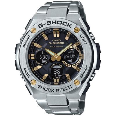 G-SHOCK GST-W110D-1A9JF [G-STEEL] Круглые часы Серебряный Нержавеющий Цифровые Аналоговые