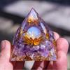 Кристальный шар-пирамида в стиле Resin Art для домашнего декора, в современном минималистичном стиле, для гостиной