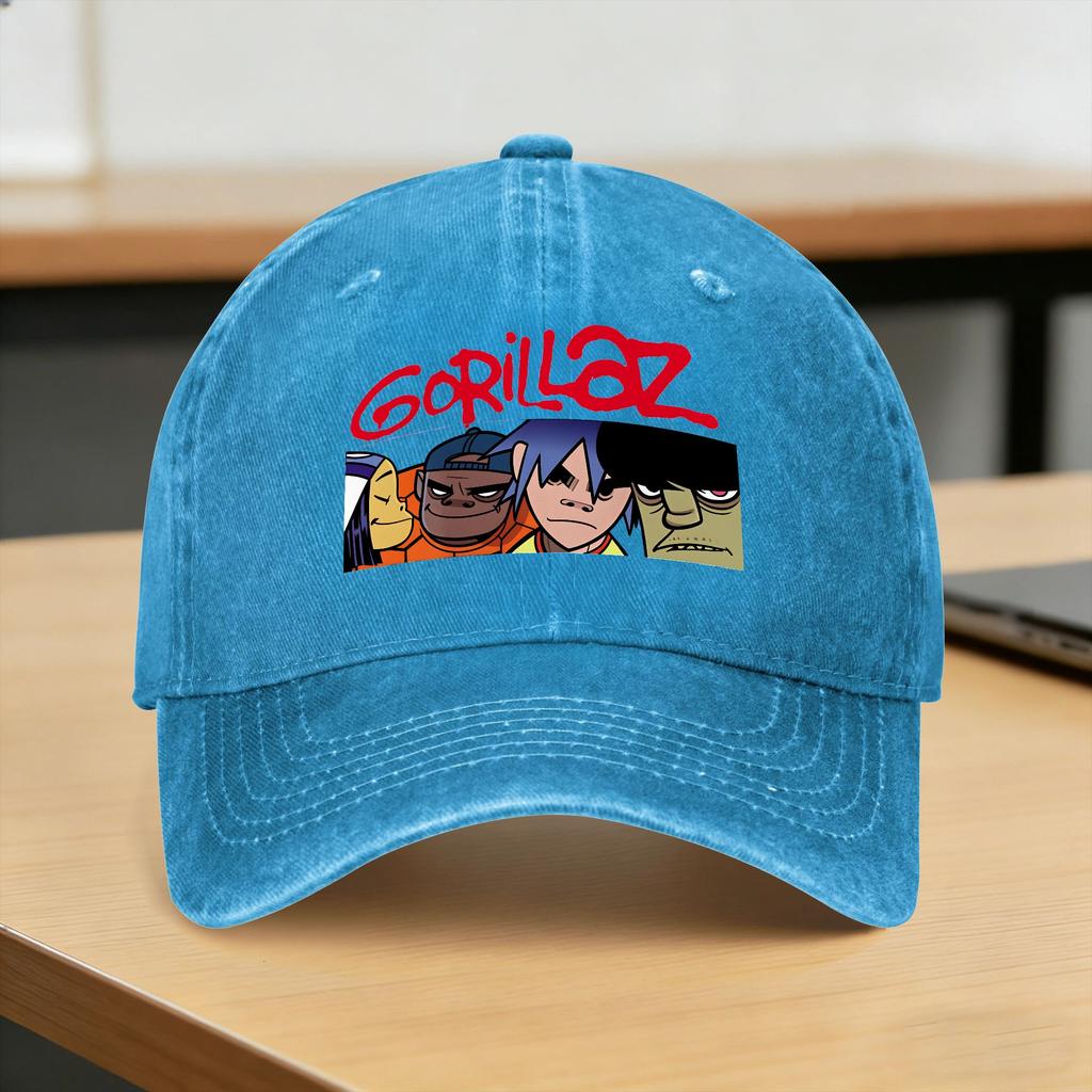 Gorillazs Band Casual Baseball Cap Hunting Camping Trucker Hat Summer Wholesale Men Adult Classic Snapback Cap