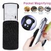 30X 60X 90X Pockets Magnifying Magnifier Jeweler Eye Glass Loupe Loop with LED Light Handheld Magnifier