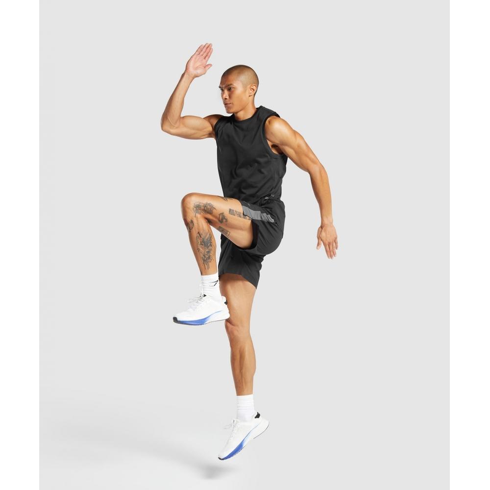 Gymshark Sport 7  Shorts Black A1b3l Bb2j