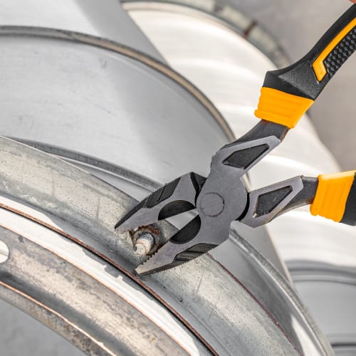 INGCO 4-Piece Pliers Set, Includes 250mm Water Pump Pliers, 200mm Long Nose Pliers, 200mm Pliers, and 180mm Nippers, Labor-Saving High-Leverage Tool B