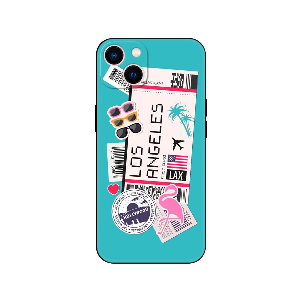 Black Tpu Case For Huawei Honor 50 Lite Pro 10 Lite Nova 8 9 Pro 4G 5G 8i Back Cover Boarding Pass Traveltickets