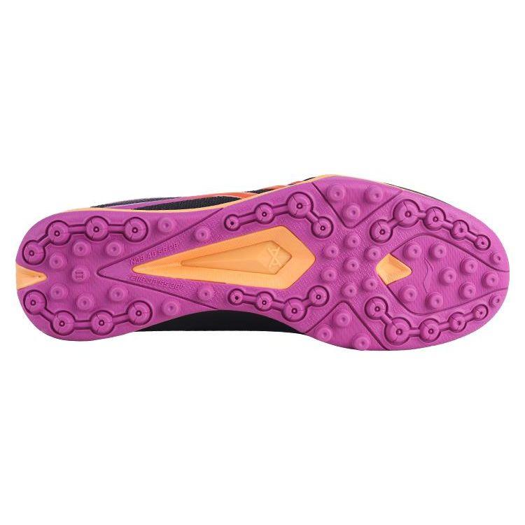 Футбольные бутсы Li Ning TF с шипами, удобные, универсальные, нескользящие, мужские, черные, фиолетовые, красные, ASTT015-3